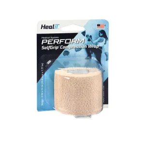 Maximum Support Self-Adhering Athletic Tape Or Bandage 2 Inch, Beige 1 Each By Healit