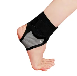 1 Pair Carbon Soft Armor Sports Ankle Protectors For Men and Women, Specification: L (Black)