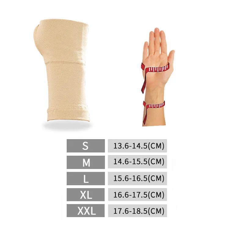 1 Pair Joint Keep Warm Cold Nylon Protection Cover, Specification: L(Palm Guard Skin Color)