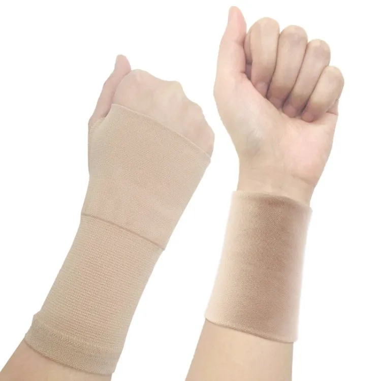 1 Pair Joint Keep Warm Cold Nylon Protection Cover, Specification: M(Bracers Skin Color)