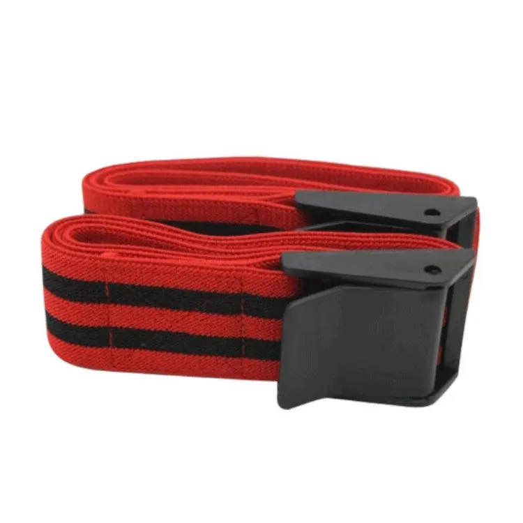 1 Pair Natural Latex Silk Elastic Band Arm Fitness Blood Flow Restriction Training Band, Size: 60 x 5cm(Red)