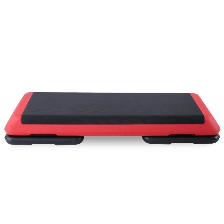 110cm Fitness Pedal Adjustable Sports Yoga Fitness Aerobics Pedal, Specification: Red Motherboard   2 Black Base