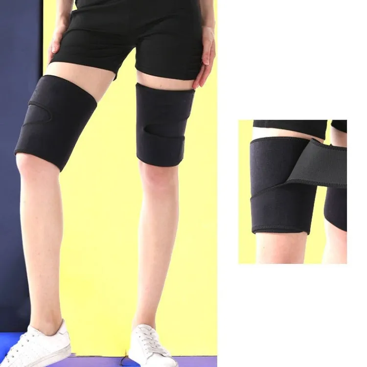 1pair Adhesive Thigh Protector Sports and Fitness Leg Protector, Specification: XL ( 81 x 20cm）