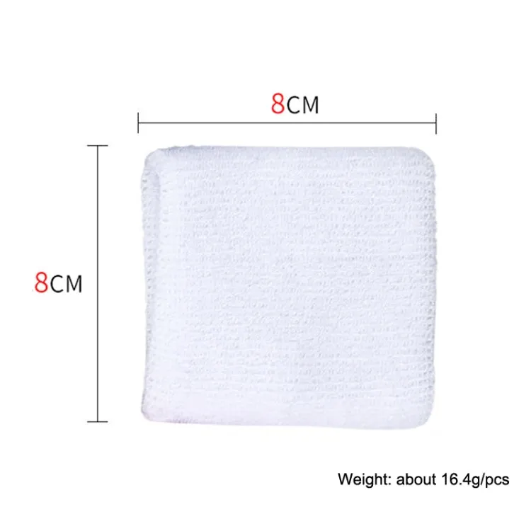 2PCS Basketball Badminton Tennis Running Fitness Towel Sweat-absorbing Sports Wrist(White)