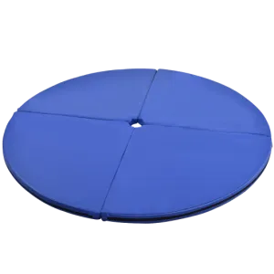 2" Foldable Pole Dance Yoga Exercise Safety Cushion Mat-Blue