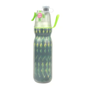 470ml Summer Outdoor Sports Training Spray Cooling Water Cup, Color: Watermelon 3-layers