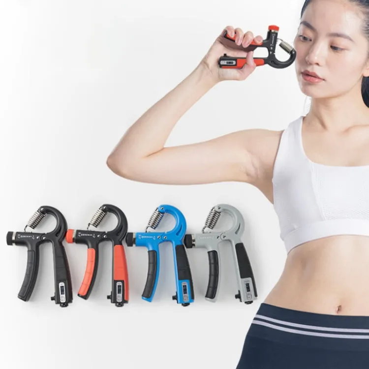 5-60KG Adjustable Grip Strength Wrist Fitness Exerciser Blue Black Countable