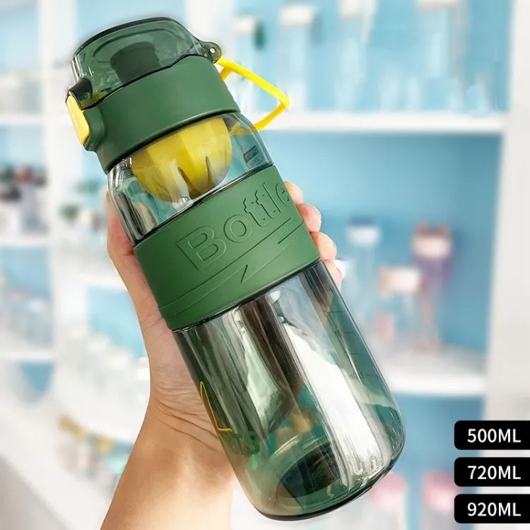 8012 Outdoor Large Capacity Sports Cup Anti-impact Fitness Kettle, Capacity: 500ml (Storm Green)