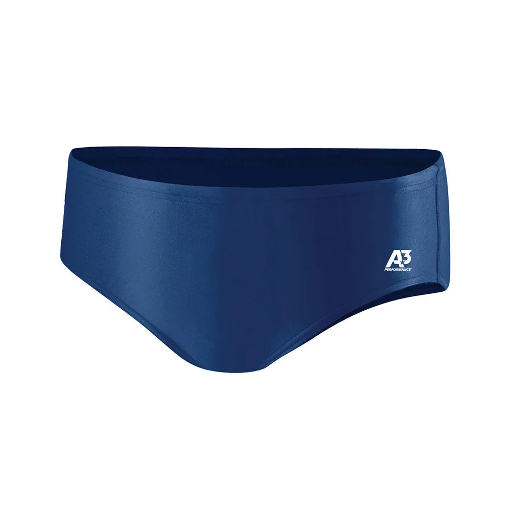 A3 Performance Male Poly Brief, Navy