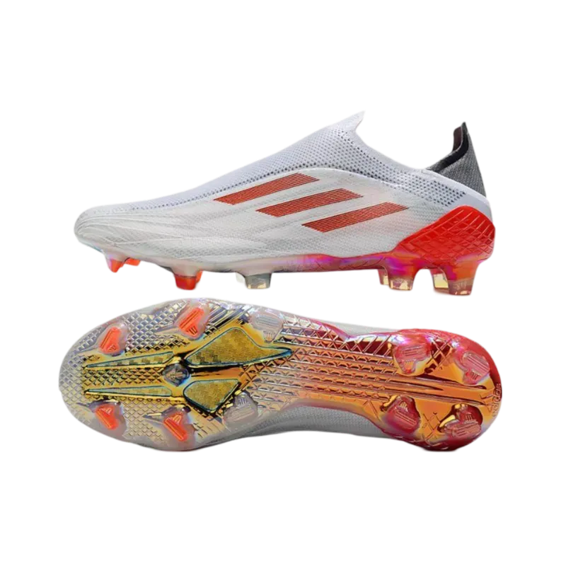 Adidas X Speedflow  FG White Red - Goatkits Boots