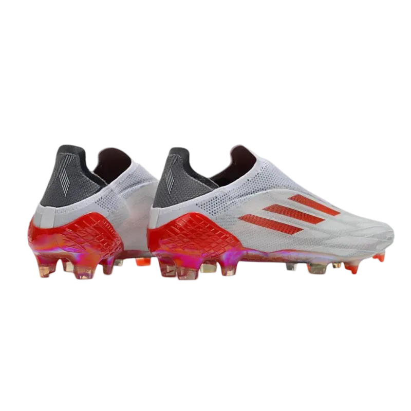 Adidas X Speedflow  FG White Red - Goatkits Boots