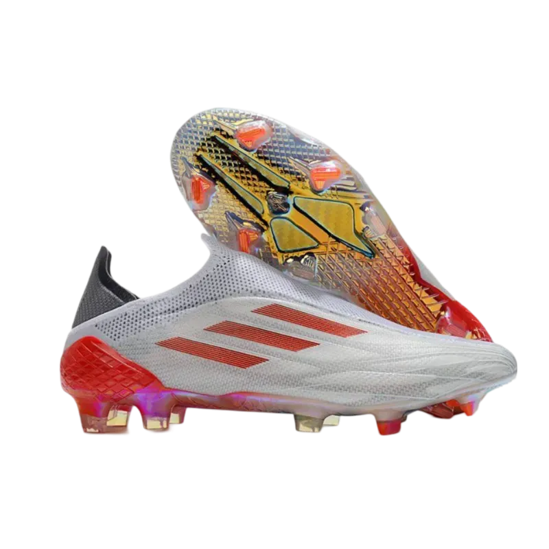 Adidas X Speedflow  FG White Red - Goatkits Boots