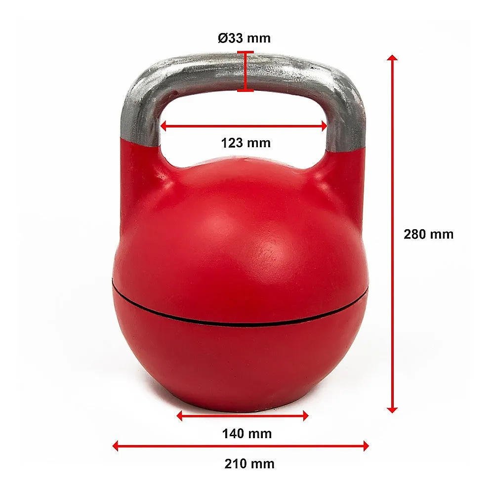 Adjustable 32KG Kettlebell Set, Pro-Grade, Competition Style