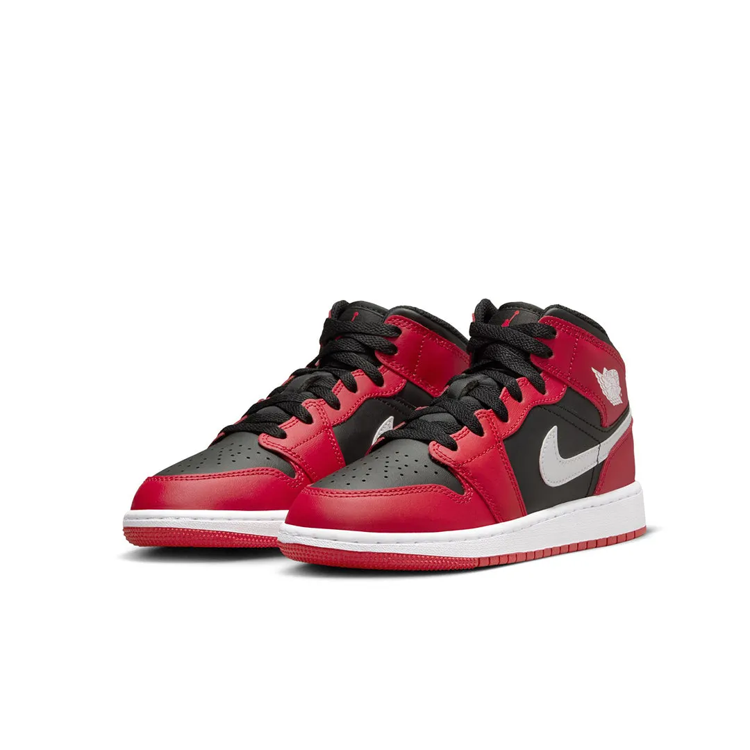 AIR JORDAN 1 MID (GS) GYM RED