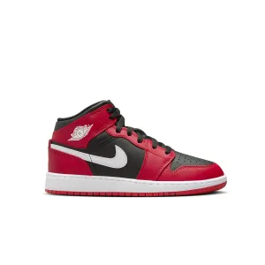 AIR JORDAN 1 MID (GS) GYM RED