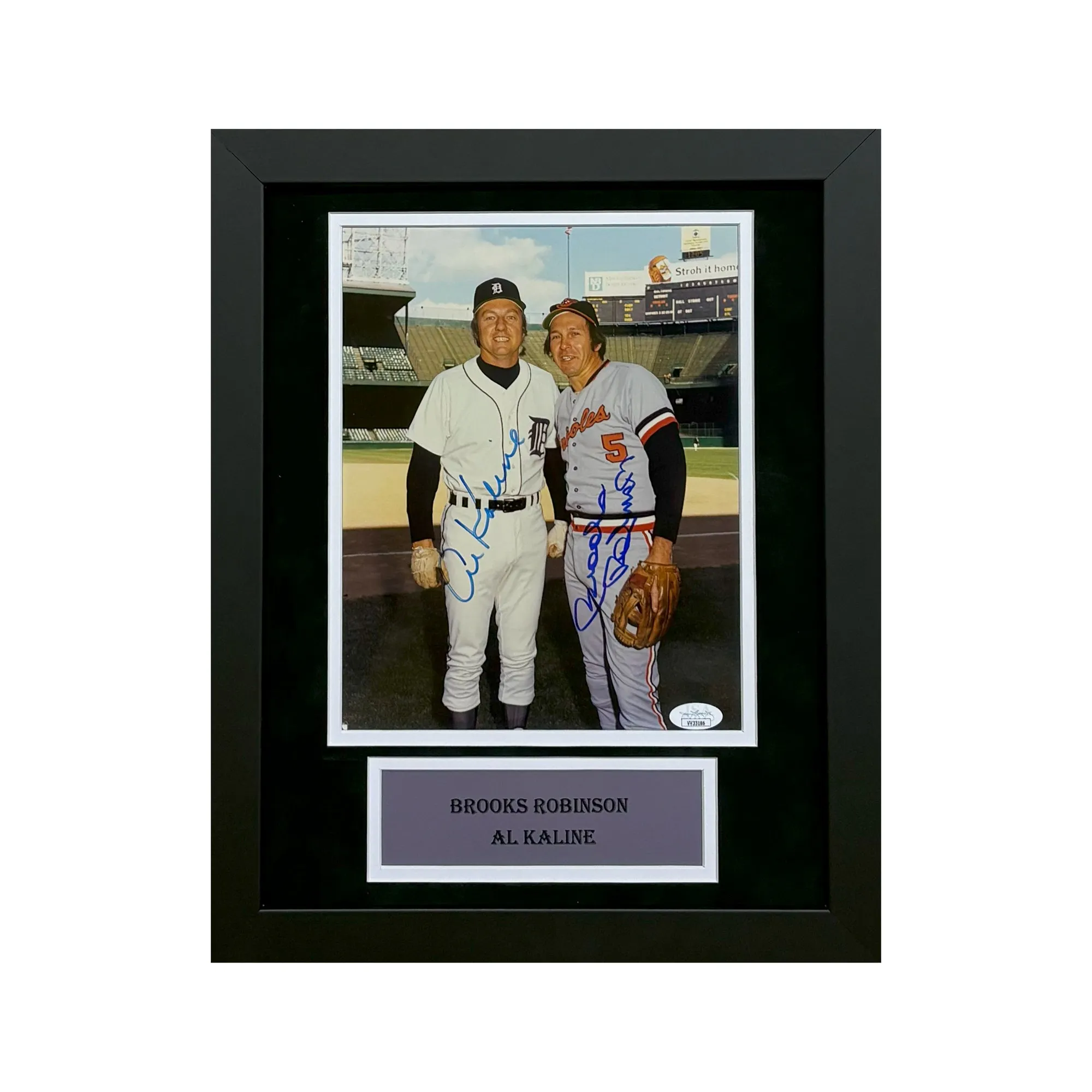 Al Kaline and Brooks Robinson Hand Signed & Framed 8x10 Baseball Photo