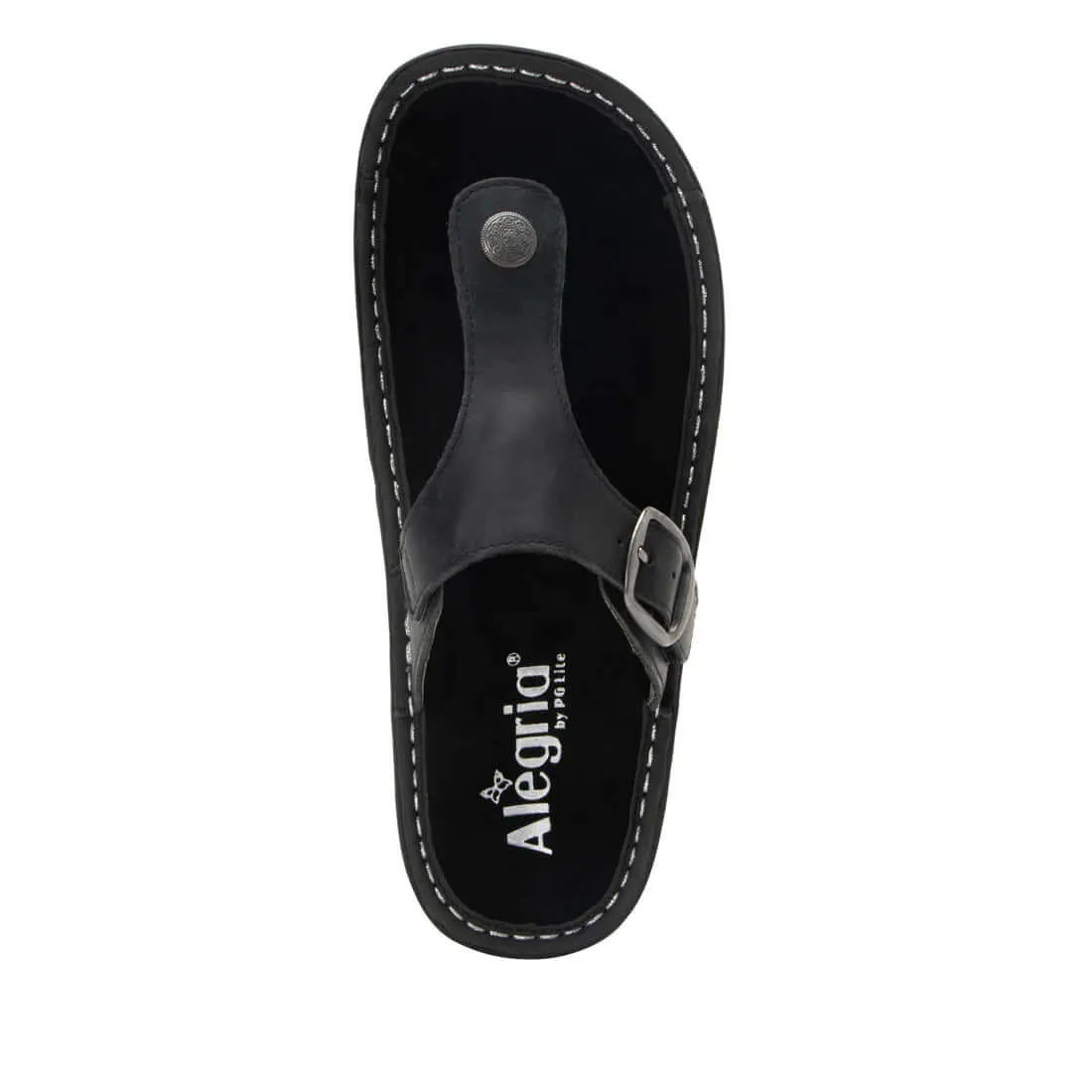 Alegria Vella Comfort Sandals - Oiled Black