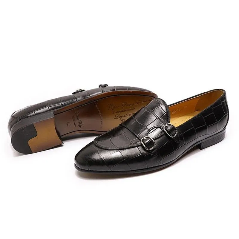 Alliluxe Exotic Slip On Loafers