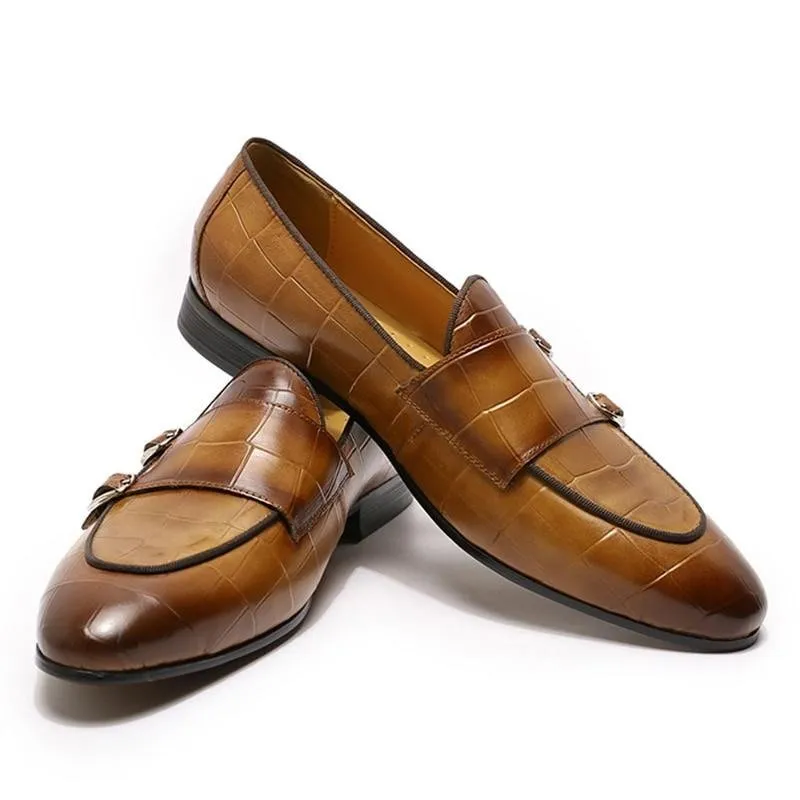 Alliluxe Exotic Slip On Loafers