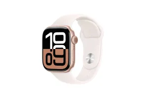 Apple Watch Series 10 | 42mm | Rose Gold Aluminium Case Light Blush Sport Band M/L