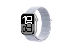 Apple Watch Series 10 | 42mm | Silver Aluminium Case Blue Cloud Sport Loop S/M