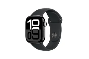 Apple Watch Series 10 | 46mm | Jet Black Aluminium Case Black Sport Band M/L