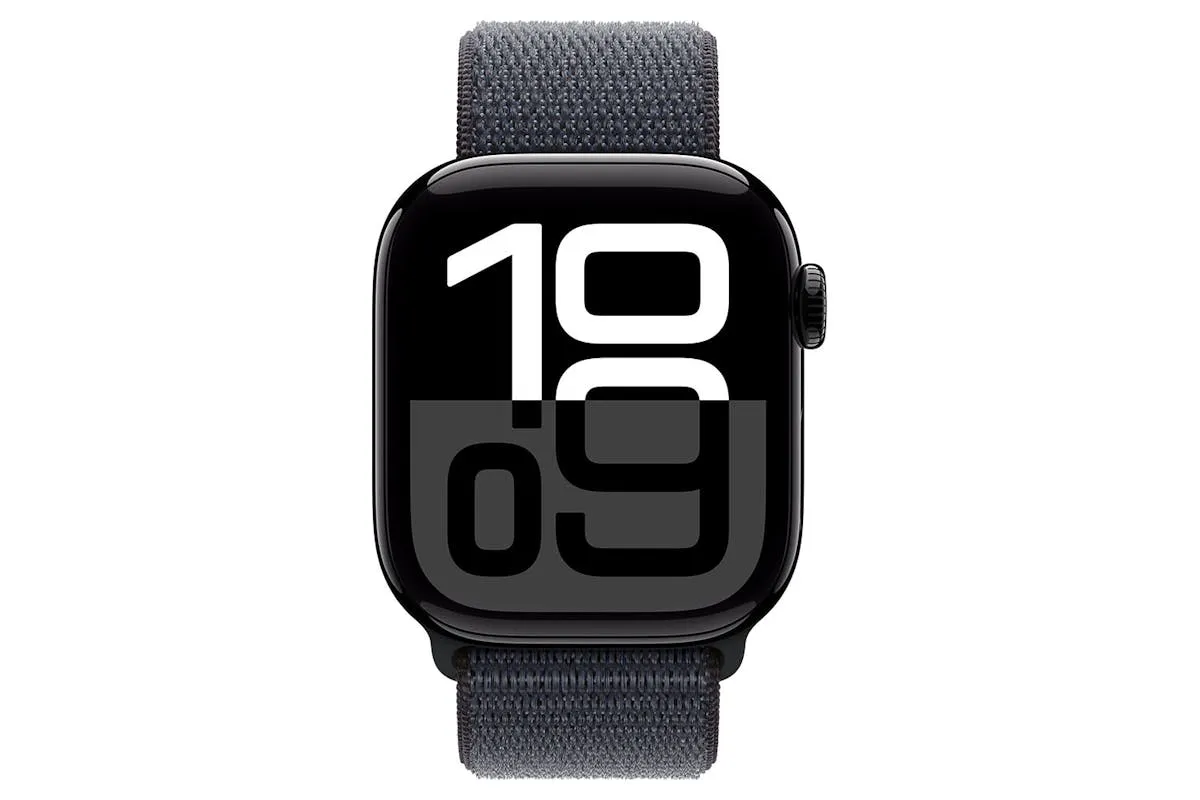 Apple Watch Series 10 GPS | 42mm | Jet Black Aluminium Case with Ink Sport Loop