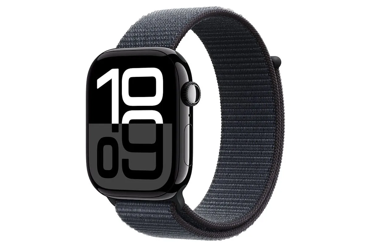 Apple Watch Series 10 GPS   Cellular | 46mm | Jet Black Aluminium Case with Ink Sport Loop