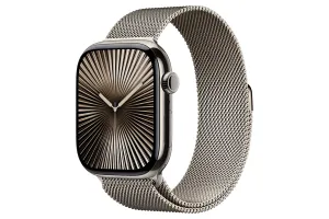 Apple Watch Series 10 GPS   Cellular | 46mm | Natural Titanium Case with Natural Milanese Loop M/L