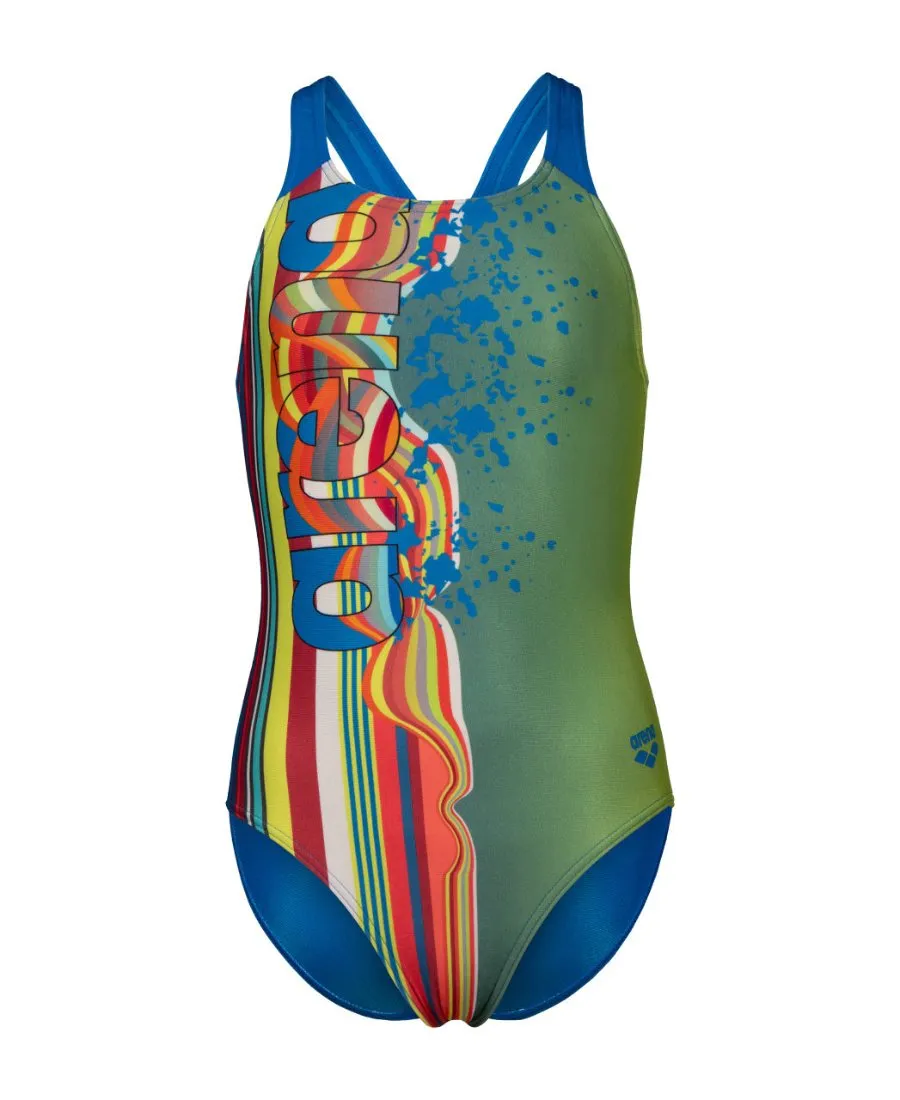 arena Girls Palette Pro Back One Piece Swimsuit