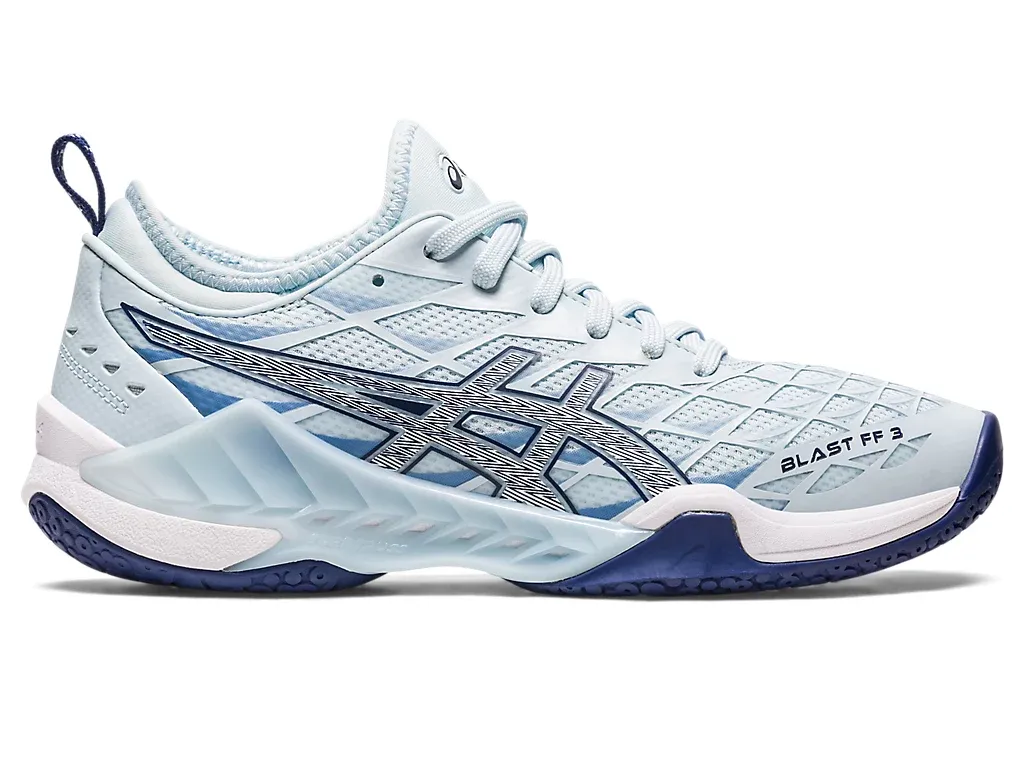 Asics Blast FF 3 Women's Court Shoes, Sky / Indigo Blue