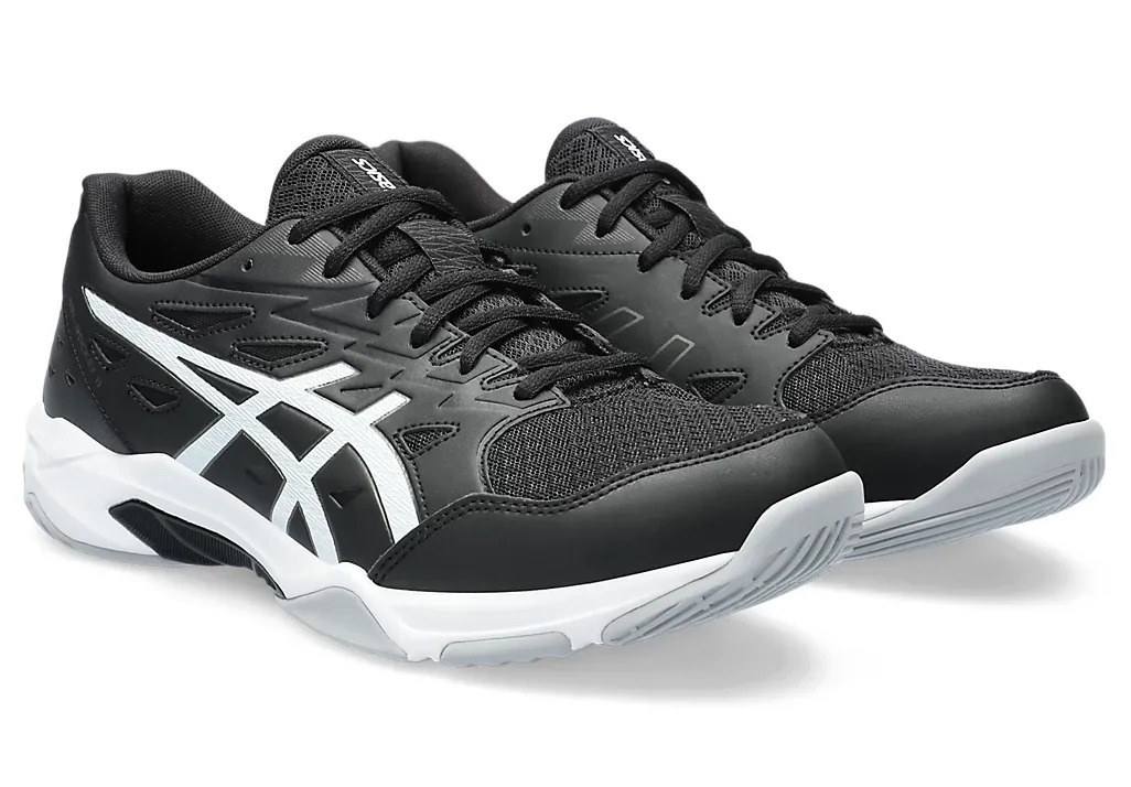 Asics Gel-Rocket 11 Men's Court Shoes, Black/Gunmetal