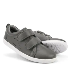 Bobux Kids   Plus Grass Court Smoke Grey Velcro Trainers 832446