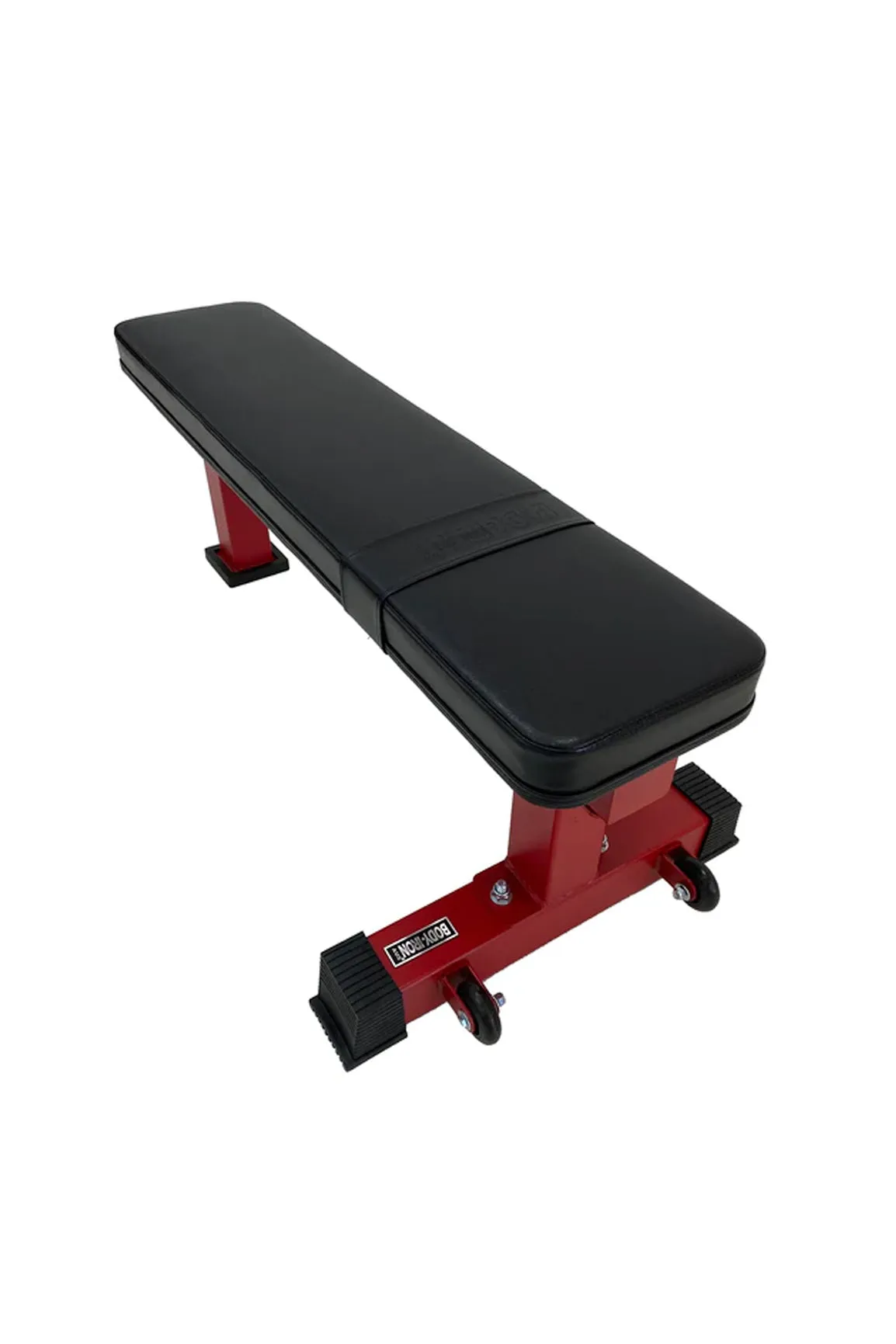 Body Iron Commercial Flat Bench Red Frame