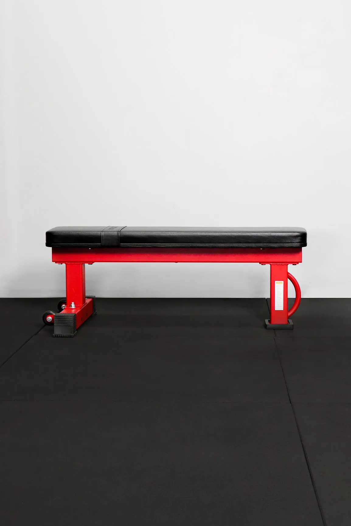 Body Iron Commercial Flat Bench Red Frame