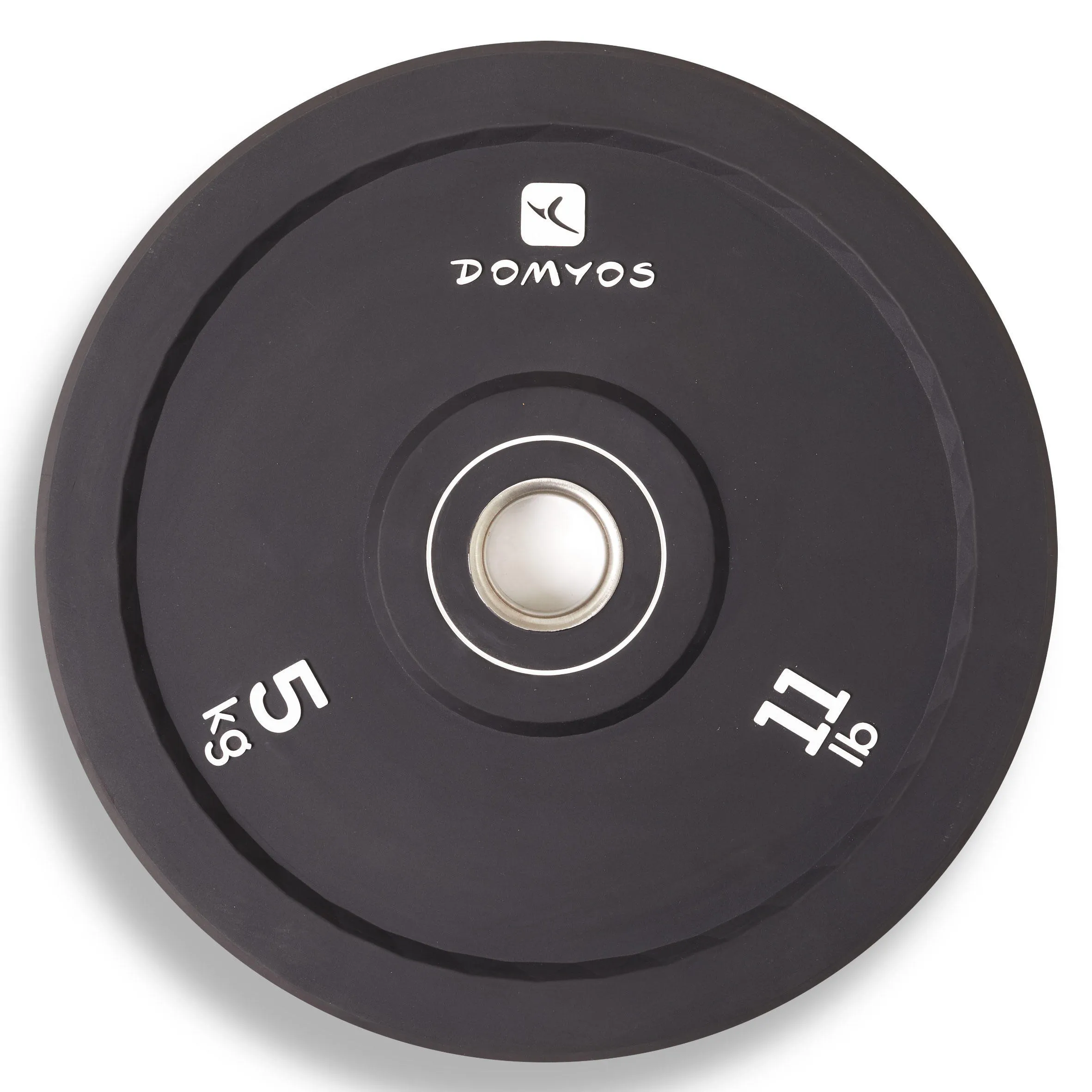 Bumper plate weight 5 kg inner diameter 50 mm DOMYOS