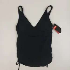 Chlorine Resistant TYR Tankini Top Only Black  Size 6