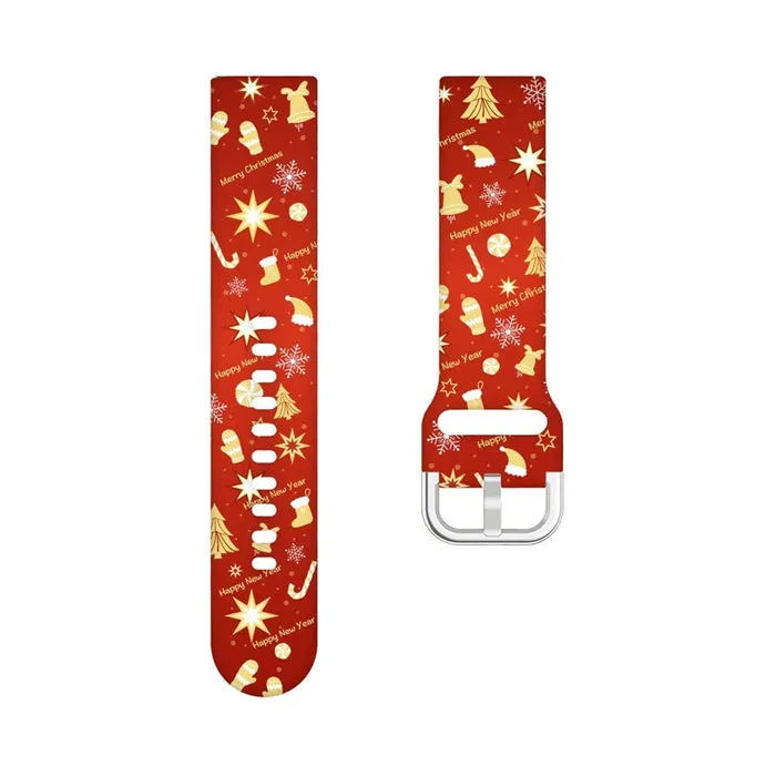 Christmas Watch Straps compatible with the Fossil Hybrid Range