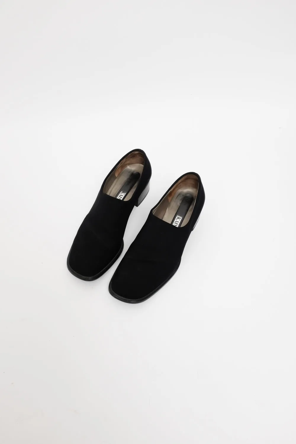 CLEAN 38 39 MINIMALIST BLACK LOAFER SHOES