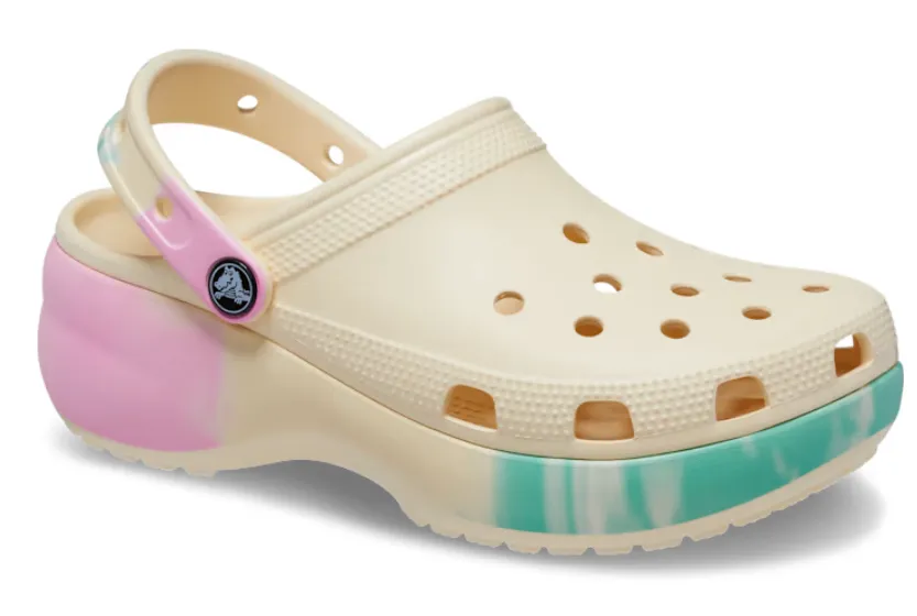 Crocs Womens Classic Platform Ombre Clogs