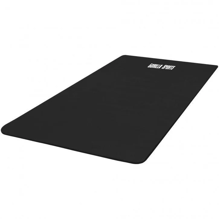 Deluxe NBR Yoga Mat XL Black 190x100x1.5cm