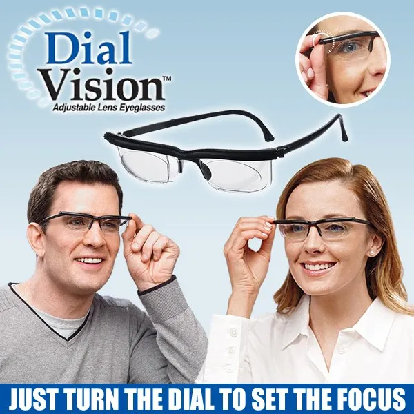 Dial Vision Adjustable Eyeglasses