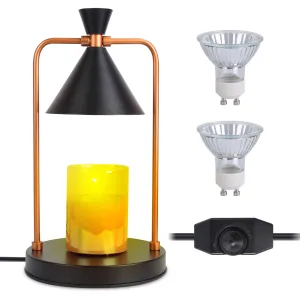 Dimmable Electric Wax Melt Warmer with 2 GU10 Bulbs