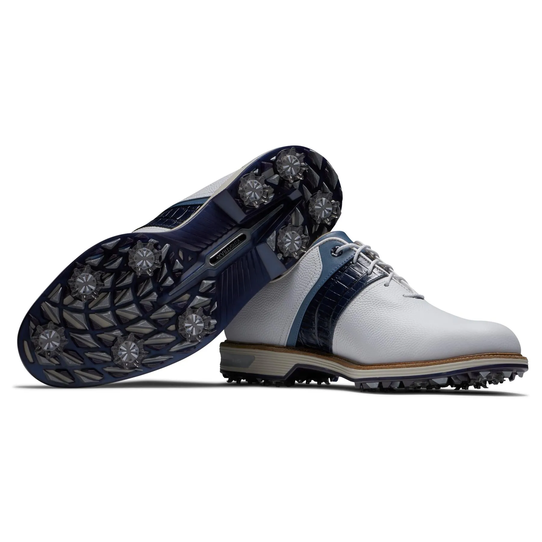 DJ Premiere Cleated Golf Shoe White/Navy - 2025