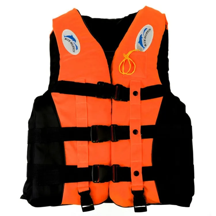 Drifting Swimming Fishing Life Jackets with Whistle for Adults ,Size:XXL(Orange)