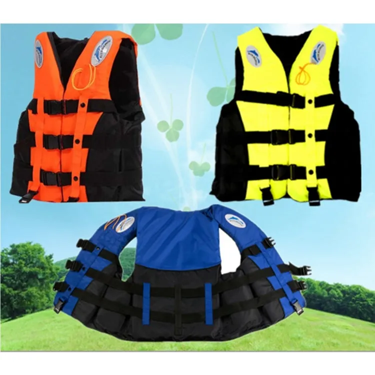 Drifting Swimming Fishing Life Jackets with Whistle for Adults ,Size:XXL(Orange)