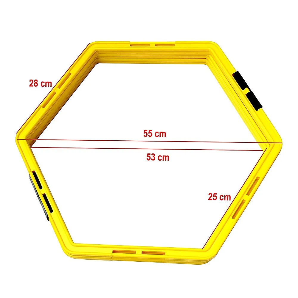 Durable Agility Grid System, 6 Rings - Impact Resistant