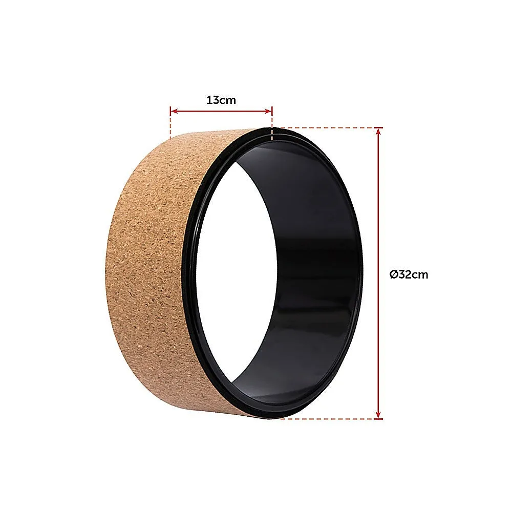 Eco-Friendly Cork Yoga Wheel for Back & Stretching, 1.5kg