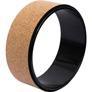 Eco-Friendly Cork Yoga Wheel for Back & Stretching, 1.5kg