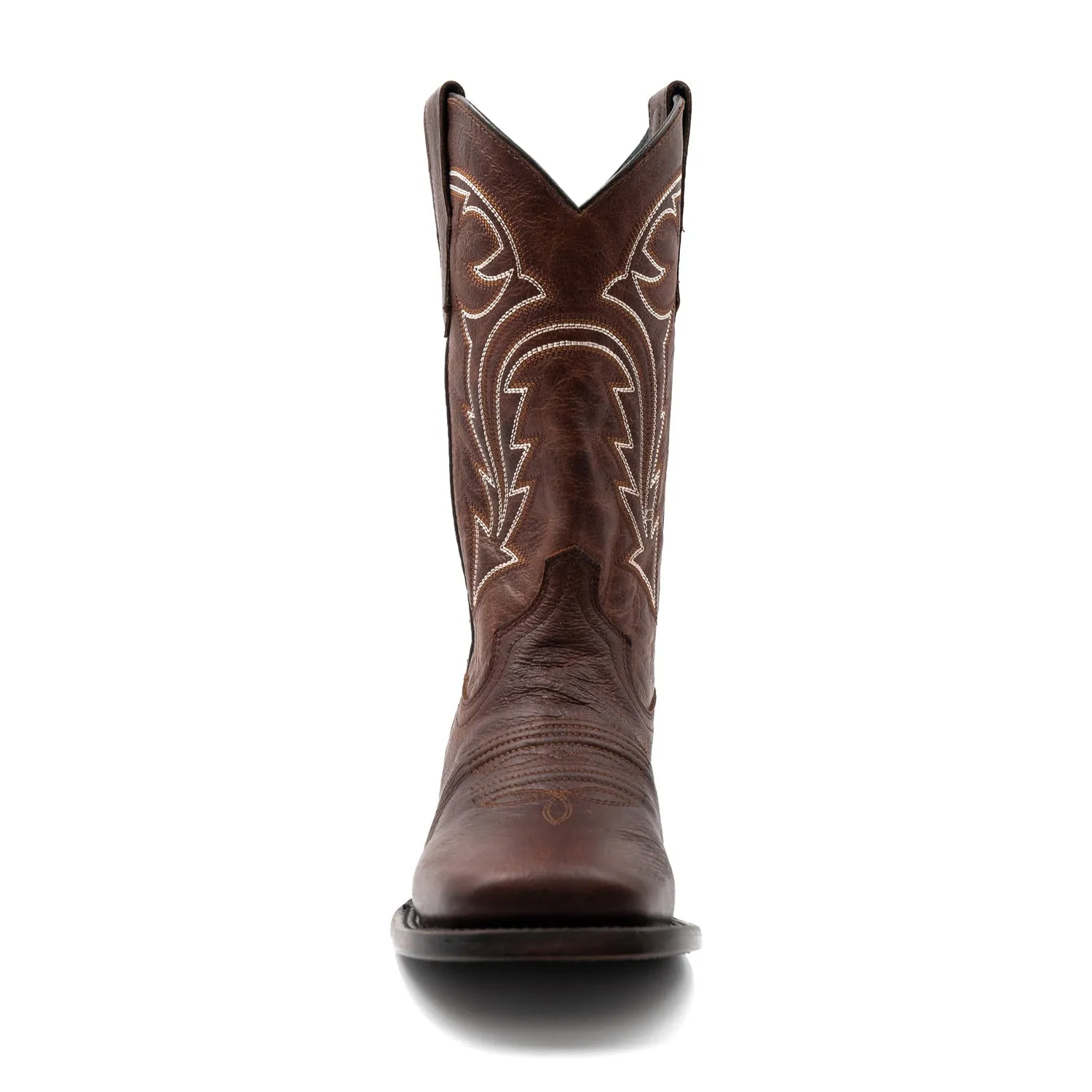 Ferrini Mens Dylan Square Toe Brandy Leather 13in Cowboy Boots